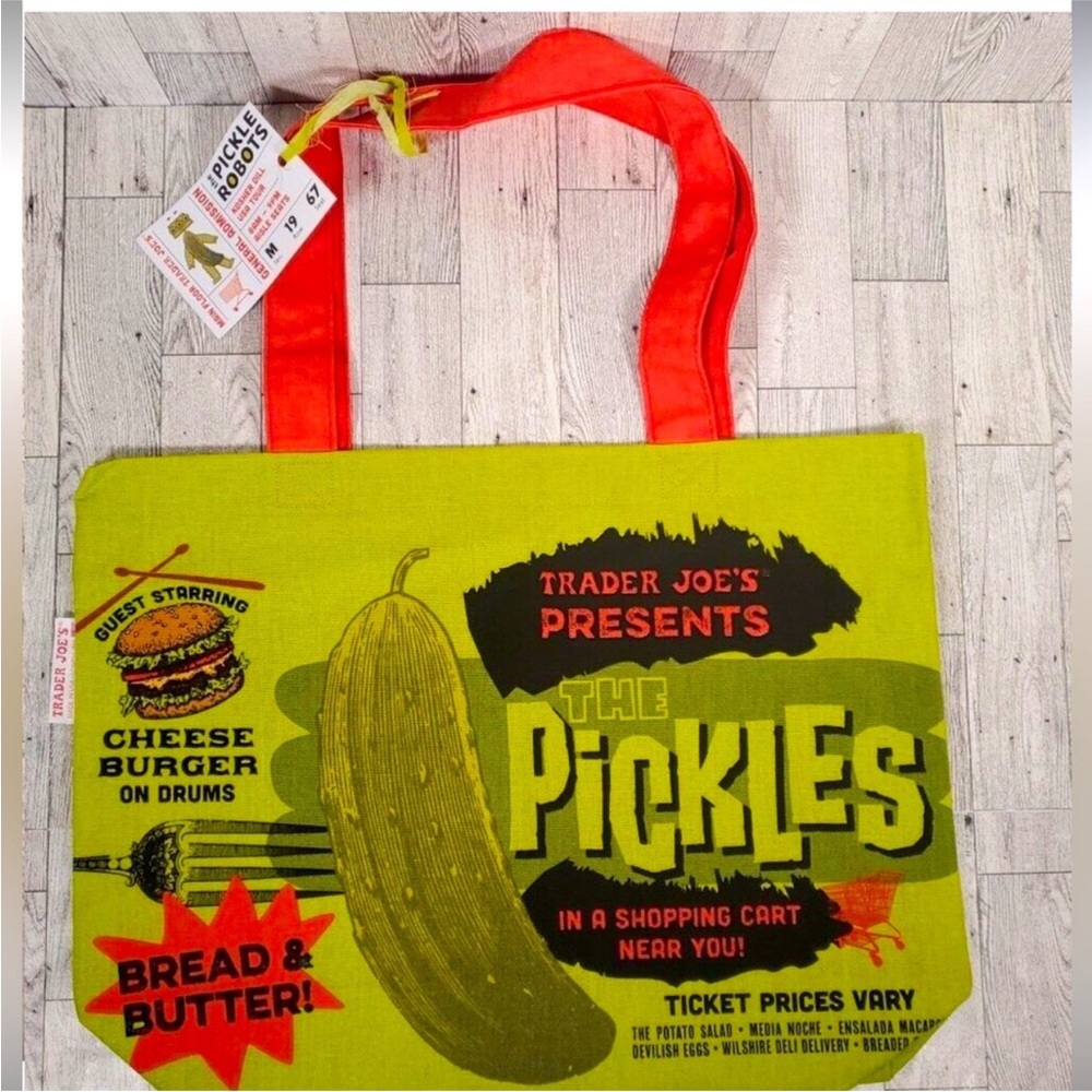 Trader Joe’s canvas tote PICKLES